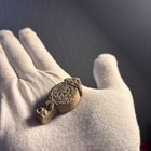 17th Century Spainsh Mexico Royal Crest Lead Seal Colonial Dug Read Description