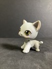 Vintage Littlest Pet Shop Lps Shorthair Short Hair Cat 138 Grey White Kitten