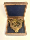 Vintage Marine West London Antique Brass Sundial Compass Nautical Decorative