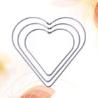 3 Pcs Macrame Rings Heart Metal Rings Crafts Diy Dream Catcher Rings