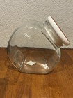 Vtg Ice Cold Coca Cola Sold Here Soda Glass Cookie Jar Set Lot Of 2   7      9   