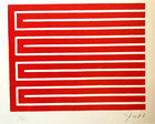 Donald Judd Lithograph Coa Original Signed Numbered Stamped  180 Ex 