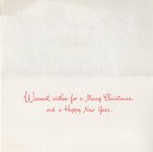 Unused  Vintage Christmas Card  Fireplace With Christmas Tree W  Envelope
