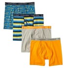 Calvin Klein Boys Multicolor 4-pack Boxer Briefs Size Medium L79408