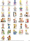 67 Precious Children Collection Embroidery Machine Designs Pes Jef Hus Usb
