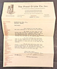 1915 Prest-o-lite Company  Dissolved Acetylene Letterhead Correspondence Welding