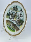 1970s Vintage Decorative Souvenir Plate Salt Lake City  Utah 8 d   Gold Trim
