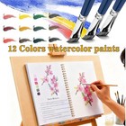 Watercolor Workbooks With 12 Illustractions Beginner Friendly Coloring Book P   