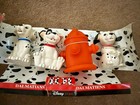 Disney 101 Dalmatians Squeeze Rubber Baby Bath Toys Set Of 4 Vintage