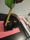 Antique Metal Cast Iron copper Industrial  Wheel   Industrial Art  Spins