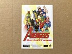 2011 Rittenhouse Marvel Avengers Sketchafex Sketch Card By Javier Gonzalez 1 1