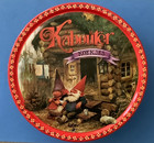 Kabouter Metal Cookie Tin Elf Elves Gnome   Finland 7    Diam