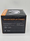 Lot Of 10 Solar Power Or Battery 360   Rotate 4  Display Stand Turntable W Light