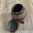 Antique vintage Asian Oriental Handmade Box Container Art Decoration Approx 6   h