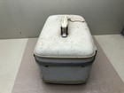 Vintage American Tourister Tri Taper Footed Hard Side Train Case W  Key