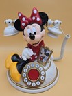 Telemania Disney Minnie Mouse Corded Desk Telephone Push Button Vintage