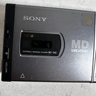 Sony Mz-e40 Md Walkman Silver Digital Display Portable Minidisc Player Recorder