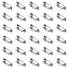 30pcs Locking Pins Backs Safety Clasp Brooch Badge Bar Jewelry Pins For Diy C   