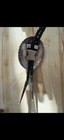 Men s Western Bolo Tie Silver Tone Oval Turquoise   Red Inlay Black Cord