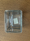 Gently Used Clear Glass Vase 6  H