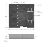 Foam Insert For 6 Wireless Mics  Fits 3u Rack Drawer