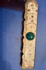 Vintage English Folding Comb Floral Flower Design Made In Stratton England 