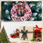 40 Pcs Vintage Christmas Homespun Plaid Quilting Fabric Jelly Fabric Squares 