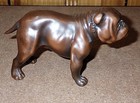 Vintage Bronze Bull Dog