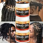 Styling Braiding Gel Wax Carbomer Long Lasting Strong Hold Pomade Anti-frizz Smo