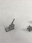 Monopoly Board Game Pieces Replacement Player Parts Set 10 Silver Metal Color
