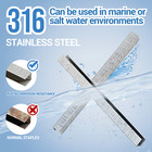 Meite 71 10 22 Gauge 316 Stainless Steel Upholstery Staples 3 8  Crown 3 8  Leg