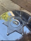 Vintage Paper Weight Sheriff Los Angeles County Metal Silver Tone Collectible