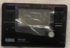 Korg Tm-60 Guitar Tuner Metronome Combo Backlit Display With New Batteries