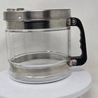 4l Glass Water Distiller Replacement Carafe Pitcher Stainless Steel Lid Handle