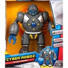 Robot Battery Operated Cyber Roboz 9 Inches Tall Light Sound And Walks Brand New