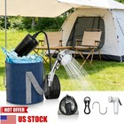 Shower Camping 9000mah Rechargeable Shower Pump With Folding Bucket Portable