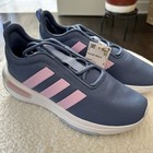 Adidas Racer Tr23 K Running Shoes Sneakers Diffused Blue Pink Ig4908 Kids Sz 5