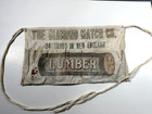Vintage Canvas Advertising Nail Apron Diamond Match Co Lumber 1950 s