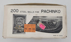Pachinko Balls 200 Montgomery Wards Box Steel Balls Stamped Engraved Japan