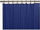  Vinyl Magnetic Shower Curtain Liner 70 x72  Navy Blue 