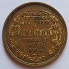 Vintage Ain t It Hell To Be Poor Good Luck Token   1 000 000 Worth Of Luck