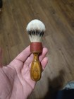 Antique   Vintage Shaving Brush New 22mm Silver Tip Badger Knot 