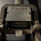 Antique Bates Numbering Machine Style G 6-wheel Working B670904 Usa