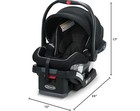 Graco Snugride Snuglock Lx Baby Car Seat W  Trueshield Technology Black New