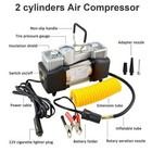 Heavy Duty 12v Car Tire Pump Portable Auto Air Compressor Inflator For Suv Truck