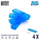 Blue Stuff - 4 Bars - Make Reusables Instant Mold - Fantasy Ooak Doll