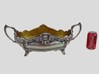 Large Antique Silver Center Piece European Art Nouveau Style Germany Sterling