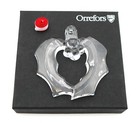 Orrefors 2011 Annual Christmas Holiday Ornament With Original Box New Old Stock