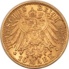 1911-f Germany Wurttemberg Gold 10 Marks Km 633  1152oz Agw Uncirculated  Scarce