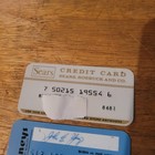 Vintage Penneys   Sears Roebuck Co  Credit Charge Card 1970 s 